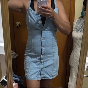 American Eagle Outfitters Blue Sheath Mini Dress